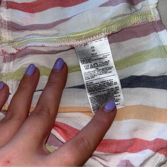 Old Navy Striped Ruffle Skirt Sz XS - Picture 3 of 3